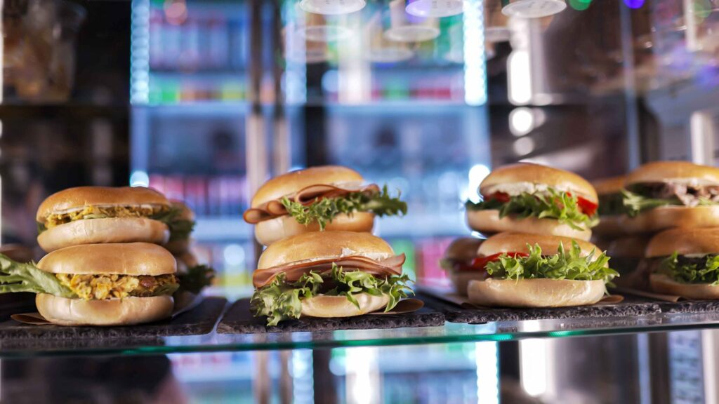 Food Park bagels på JumpYard Skövde